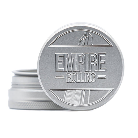 Empire Rolling's King Size Organic Hemp Rolling Papers, eco-friendly and crafted with high-quality, natural materials for a premium smoking experience.Empire Rolling Grinder - Empire Rolling Papers