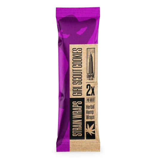 Empire Rolling's King Size Organic Hemp Rolling Papers, eco-friendly and crafted with high-quality, natural materials for a premium smoking experience.Strain Papers: Girl Scout Cookies - Empire Rolling Papers